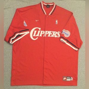 Nike Los Angeles 83 Clippers Warm Up Size XXL Snap front enclosure.